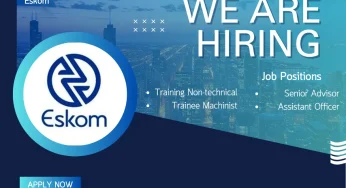 Eskom Is Hiring! 16 Learnerships Now Open for 2025 – No Experience Needed