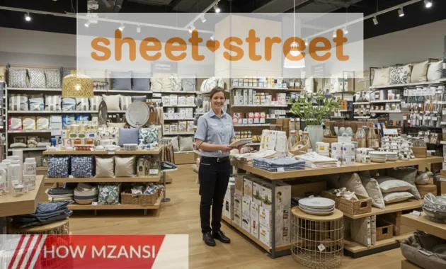 A modern retail store with a friendly and professional floor supervisor managing a team, assisting customers, and overseeing store operations. The scene is vibrant, with well-organized shelves, stylish homeware products, and a welcoming atmosphere. The supervisor wears a neat uniform and confidently leads the team.