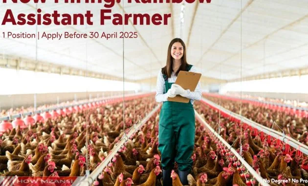 Rainbow Farms Hiring Assistant Farmers