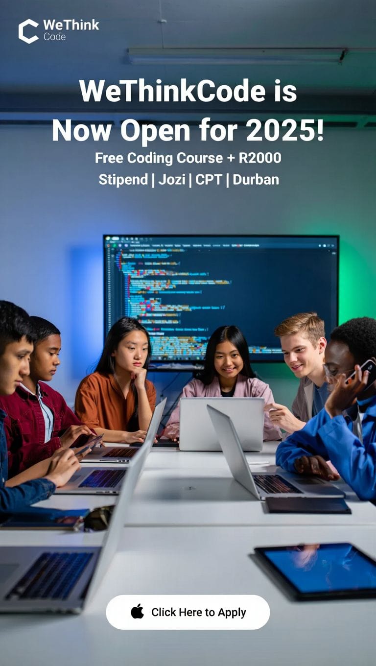 WeThinkCode Applications Are NOW OPEN! – Get Paid to Study Software ...