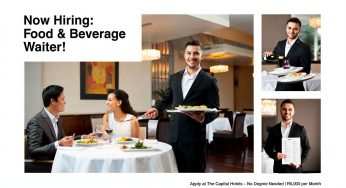 The Capital Hotels Food and Beverage Waiters Vacancies